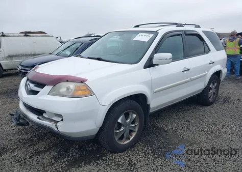 2004 Acura Mdx z USA, uszkodzony, nr VIN 2HNYD18874H510509